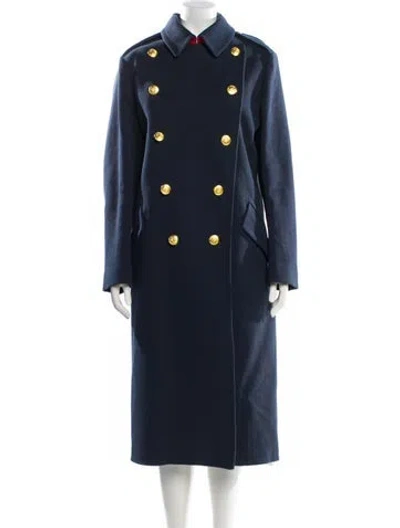 Pre-owned Rag & Bone Trench Coat In Blue