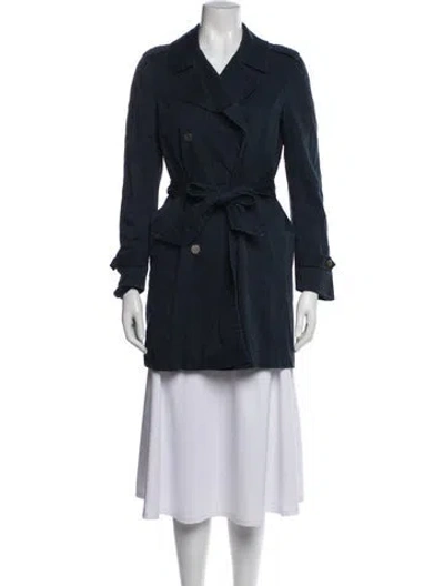 Pre-owned Rag & Bone Trench Coat In Blue