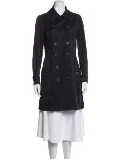 Pre-owned Rag & Bone Trench Coat In Blue