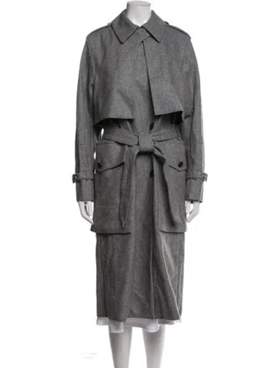 Pre-owned Rag & Bone Trench Coat W/ Tags In Grey