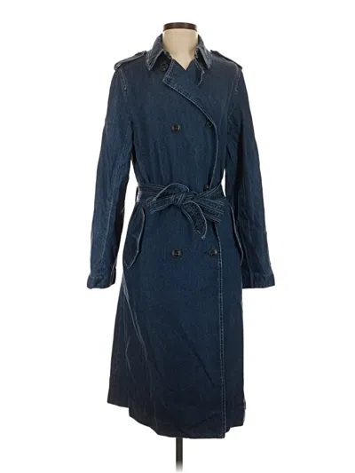 Pre-owned Rag & Bone Trenchcoat In Blue
