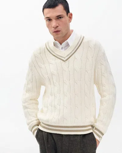 Rag & Bone Tristan Cricket Sweater In Neutral