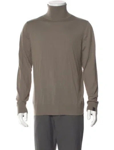 Pre-owned Rag & Bone Turtleneck Long Sleeve Pullover In Gray