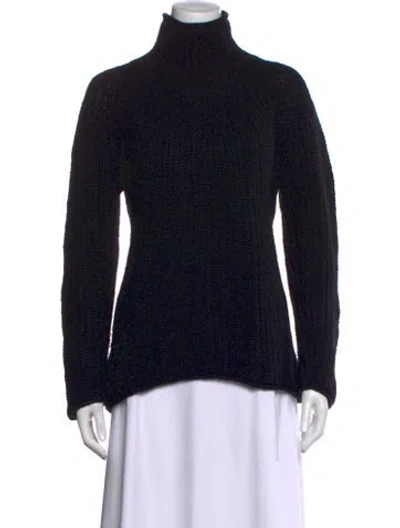 Pre-owned Rag & Bone Turtleneck Sweater In Black