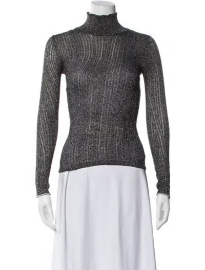 Pre-owned Rag & Bone Turtleneck Sweater In Blue