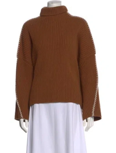 Pre-owned Rag & Bone Turtleneck Sweater In Brown