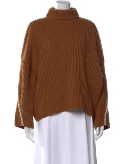 Pre-owned Rag & Bone Turtleneck Sweater In Brown