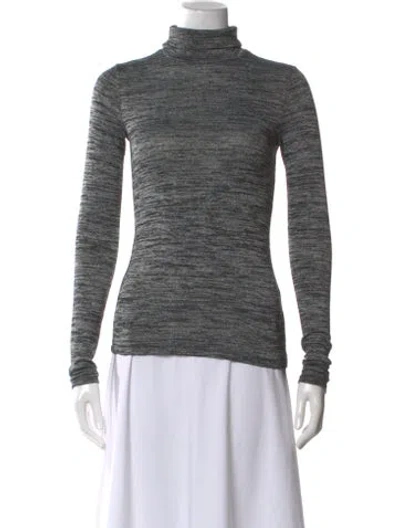 Pre-owned Rag & Bone Turtleneck Sweater In Gray