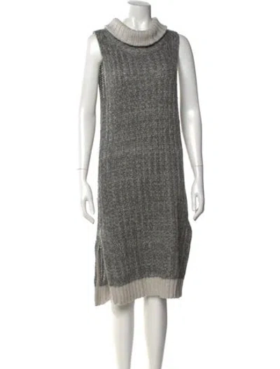 Pre-owned Rag & Bone Turtleneck Sweater In Gray