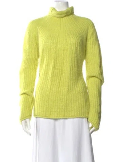 Pre-owned Rag & Bone Turtleneck Sweater In Green