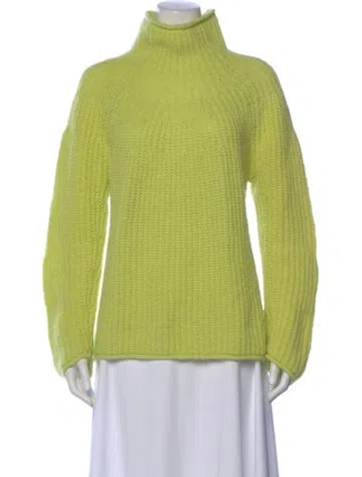 Pre-owned Rag & Bone Turtleneck Sweater In Green