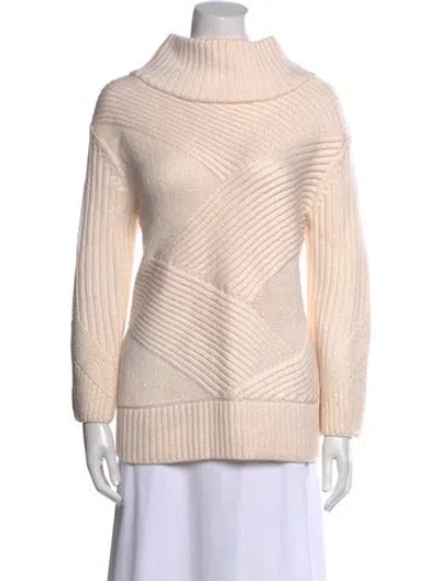 Pre-owned Rag & Bone Turtleneck Sweater In Neutral