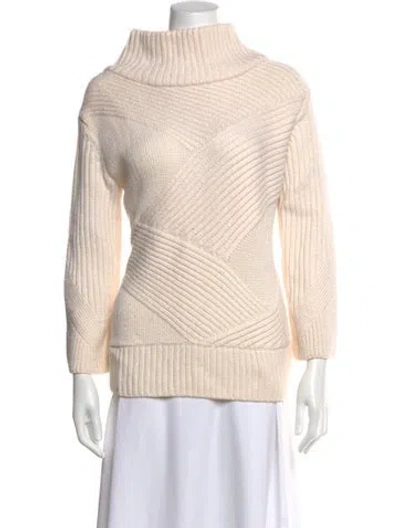 Pre-owned Rag & Bone Turtleneck Sweater In Neutral