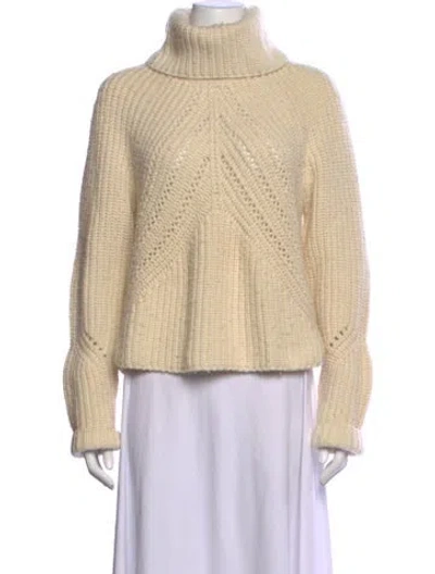 Pre-owned Rag & Bone Turtleneck Sweater In Neutrals