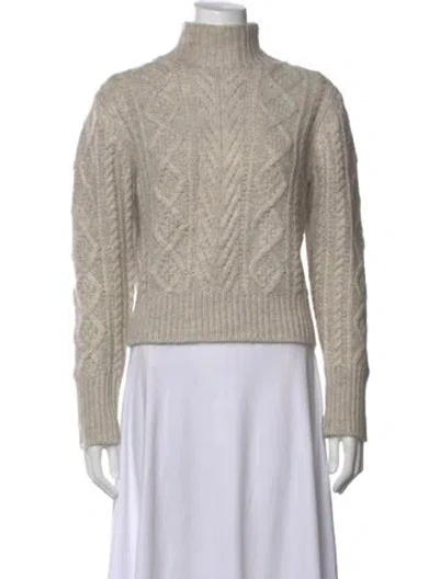 Pre-owned Rag & Bone Turtleneck Sweater In Neutrals