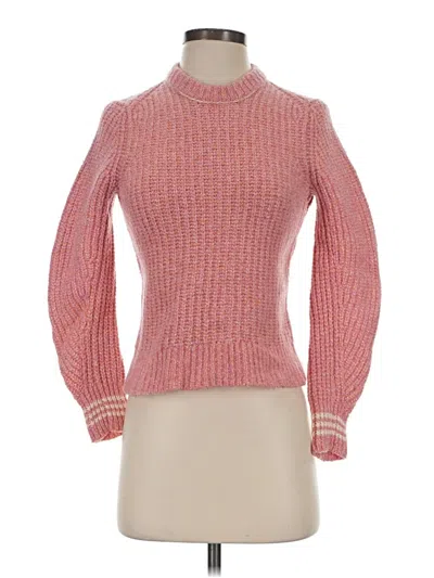 Pre-owned Rag & Bone Turtleneck Sweater In Pink