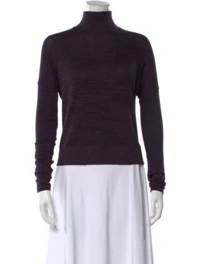 Pre-owned Rag & Bone Turtleneck Sweater In Purple