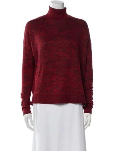 Pre-owned Rag & Bone Turtleneck Sweater In Red