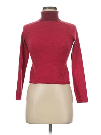 Pre-owned Rag & Bone Turtleneck Sweater In Red