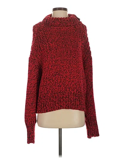 Pre-owned Rag & Bone Turtleneck Sweater In Red