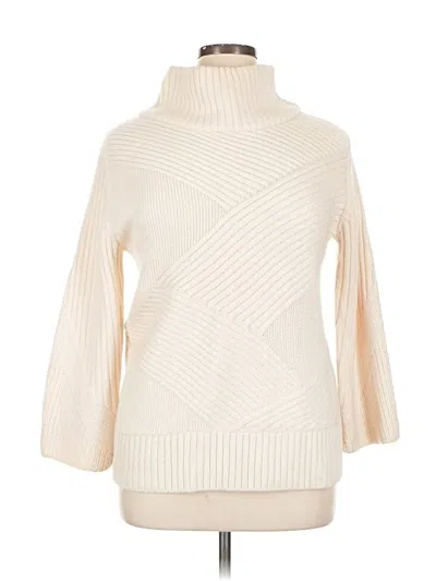 Pre-owned Rag & Bone Turtleneck Sweater In White