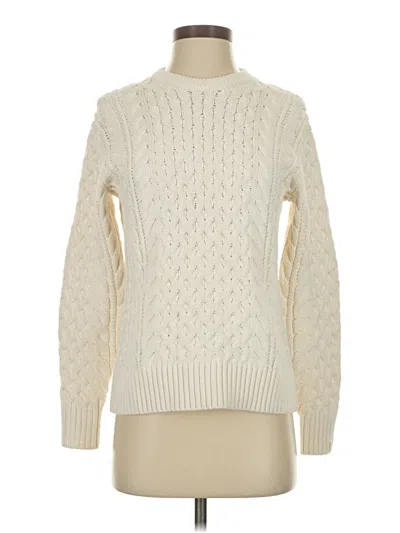 Pre-owned Rag & Bone Turtleneck Sweater In White