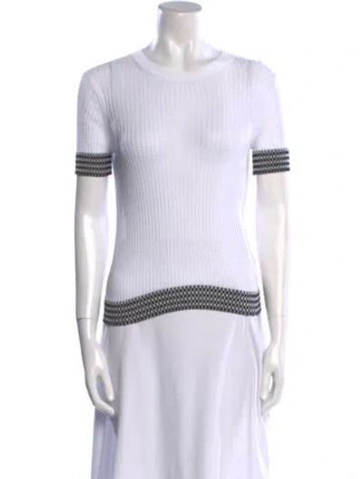 Pre-owned Rag & Bone Turtleneck Sweater In White