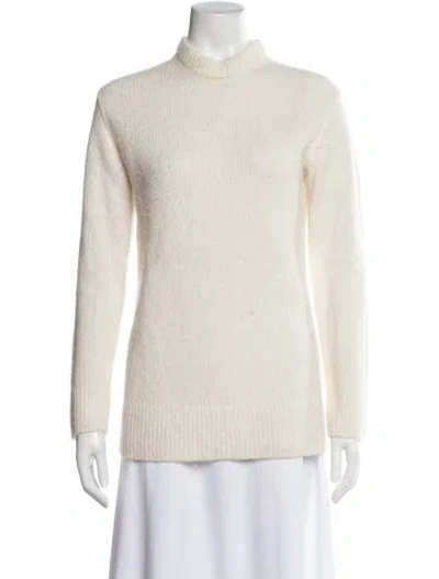 Pre-owned Rag & Bone Turtleneck Sweater In White
