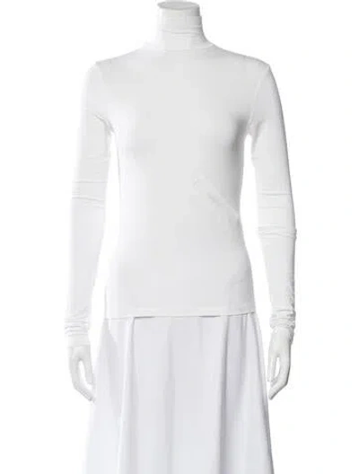 Pre-owned Rag & Bone Turtleneck Sweater In White