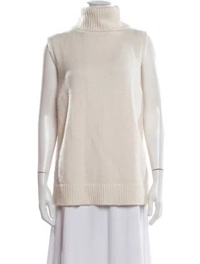 Pre-owned Rag & Bone Turtleneck Sweater In White