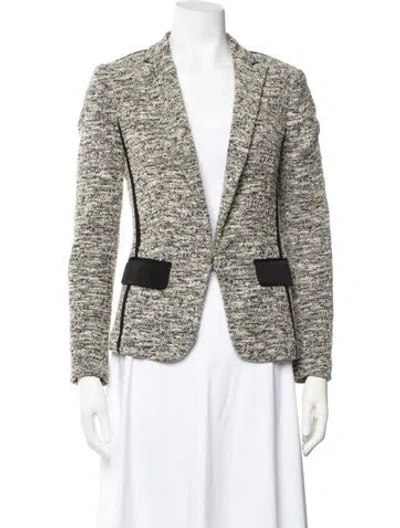 Pre-owned Rag & Bone Tweed Pattern Blazer In Black/neutrals