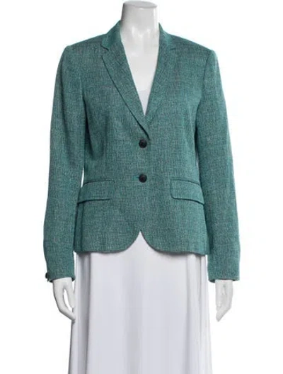 Pre-owned Rag & Bone Tweed Pattern Blazer In Blue