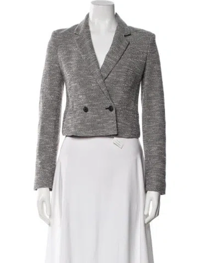 Pre-owned Rag & Bone Tweed Pattern Blazer In Gray