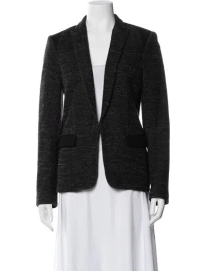 Pre-owned Rag & Bone Tweed Pattern Blazer In Gray