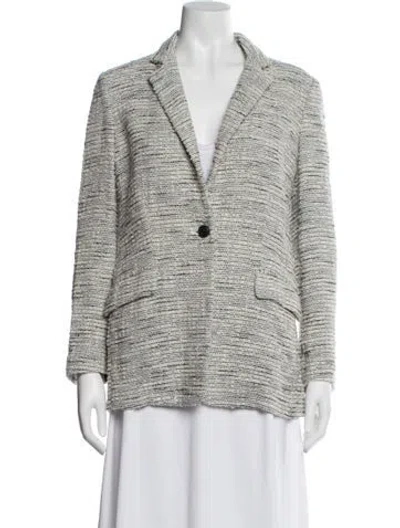 Pre-owned Rag & Bone Tweed Pattern Blazer In Gray