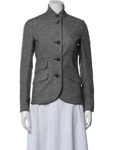 Pre-owned Rag & Bone Tweed Pattern Blazer In Grey
