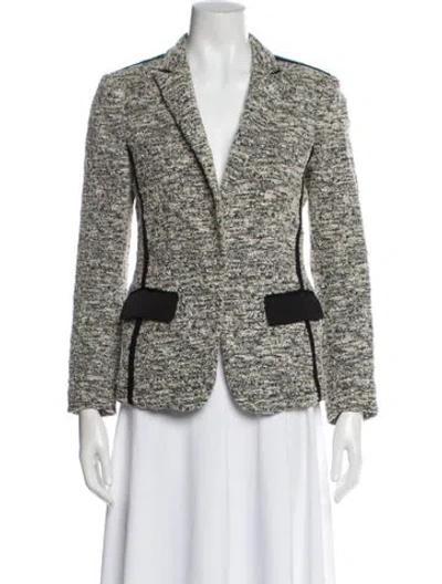 Pre-owned Rag & Bone Tweed Pattern Blazer In Multi