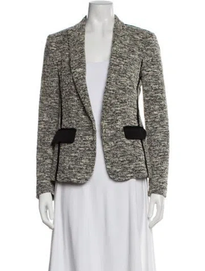 Pre-owned Rag & Bone Tweed Pattern Blazer In Multi