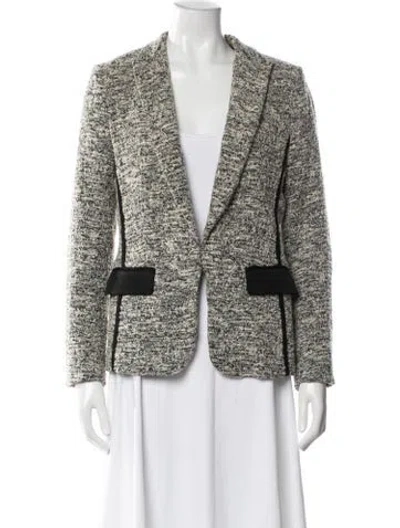 Pre-owned Rag & Bone Tweed Pattern Blazer In Multi