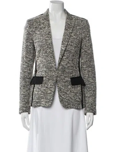 Pre-owned Rag & Bone Tweed Pattern Blazer In Multi