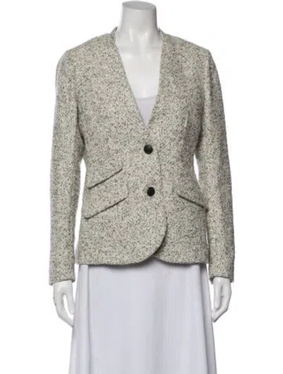 Pre-owned Rag & Bone Tweed Pattern Blazer In Multi