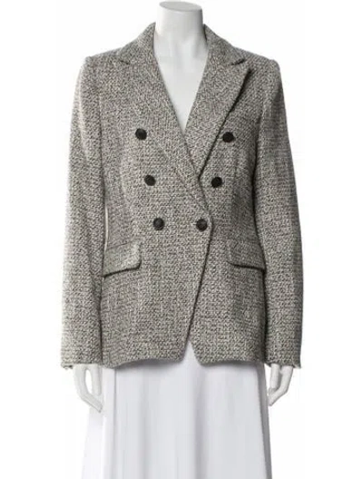 Pre-owned Rag & Bone Tweed Pattern Blazer In Neutral
