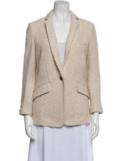 Pre-owned Rag & Bone Tweed Pattern Blazer In Neutral
