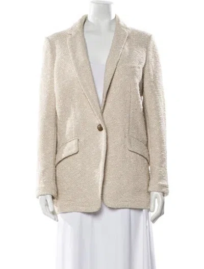 Pre-owned Rag & Bone Tweed Pattern Blazer In Neutral