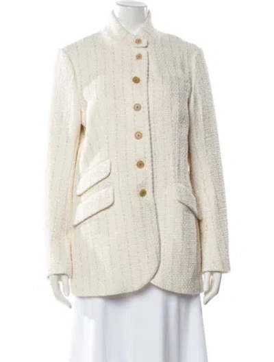 Pre-owned Rag & Bone Tweed Pattern Blazer In Neutral