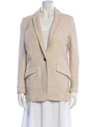 Pre-owned Rag & Bone Tweed Pattern Blazer In Neutral