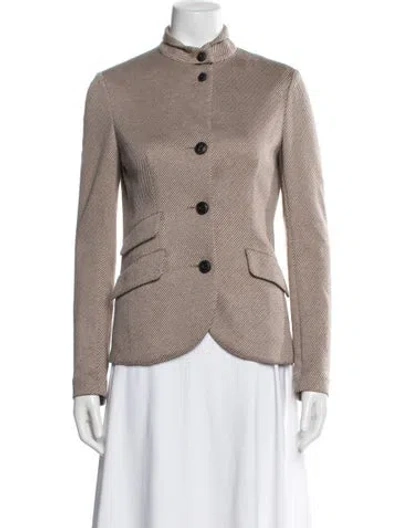 Pre-owned Rag & Bone Tweed Pattern Blazer In Neutral