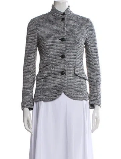 Pre-owned Rag & Bone Tweed Pattern Blazer W/ Tags In Black