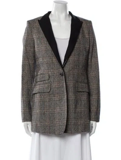 Pre-owned Rag & Bone Tweed Pattern Blazer W/ Tags In Black