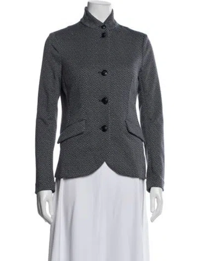 Pre-owned Rag & Bone Tweed Pattern Blazer W/ Tags In Blue